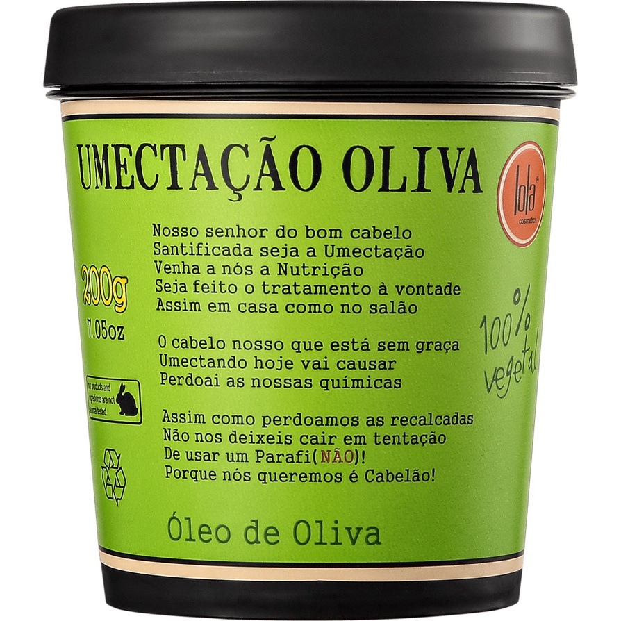 Máscara de Nutrição Lola Cosmetics Umectacao Oliva 200g: Onde Comprar | BuscaProdutos