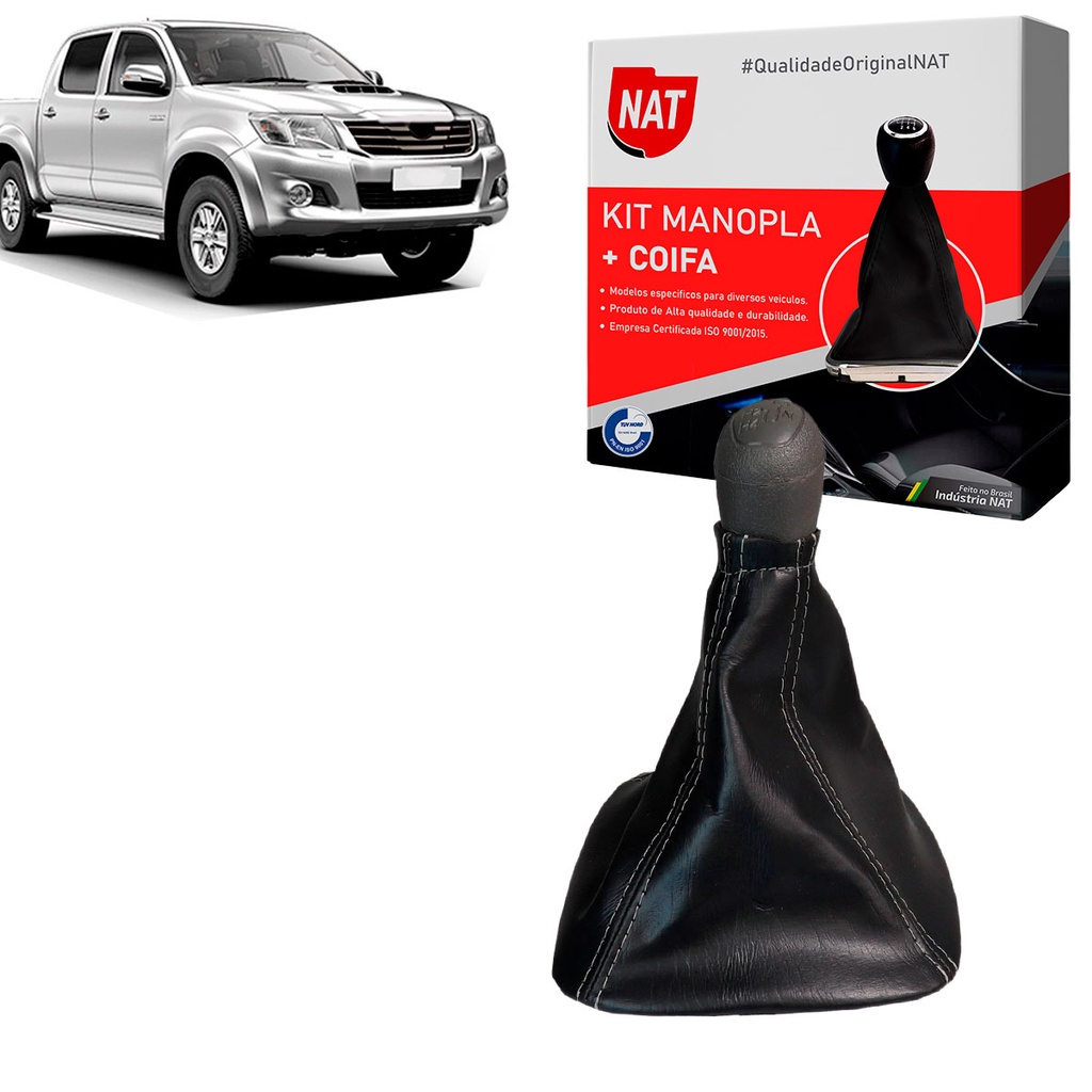 Manopla + Coifa Hilux E Sw4 Aut. 2006 Até 2015 Reduzida em Oferta na Shopee