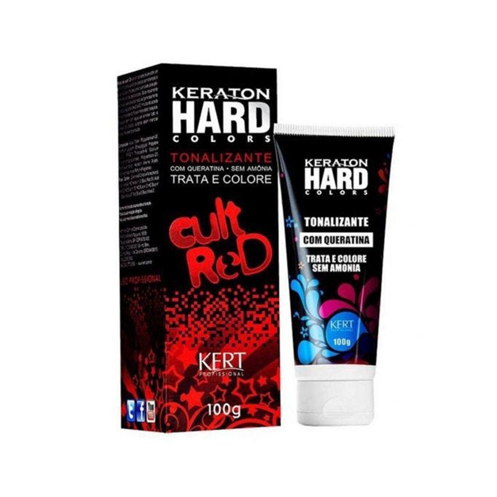 Tonalizante Keraton Hard Colors Cultra Red em Oferta na Shopee