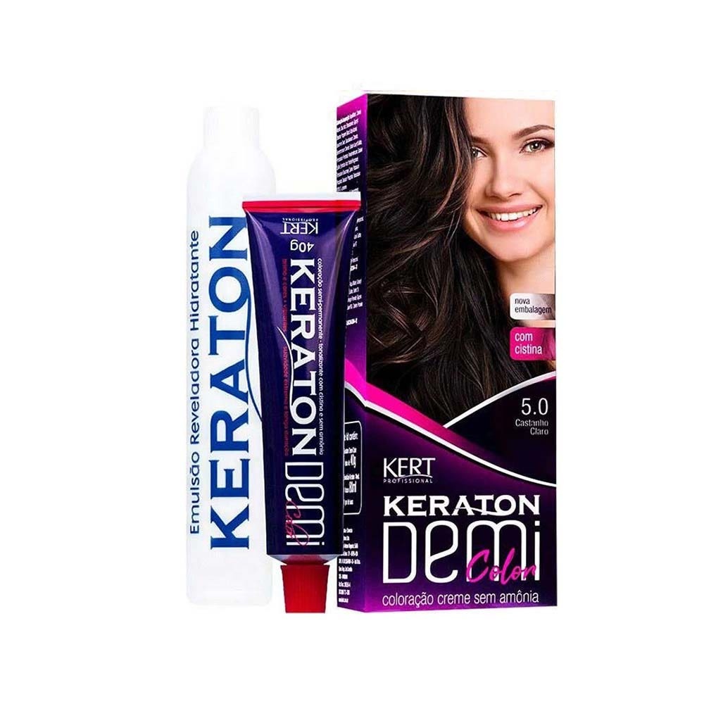 Tonalizante Demi Color 5.0 Castanho Claro em Oferta na Shopee