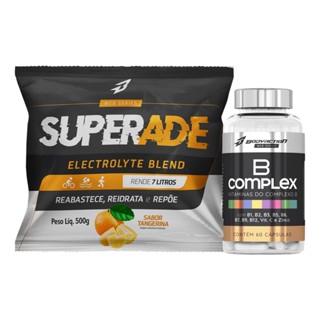 Isotônico Em Pó Superade 500g + Vitaminas do Complexo B 60 Cápsulas