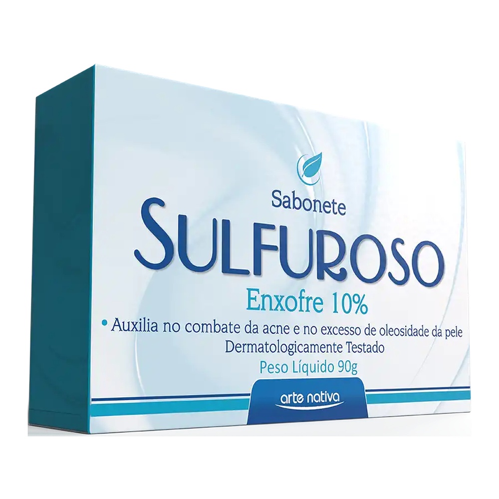 Sabonete Enxofre 10% Sulfuroso 90g - Arte Nativa