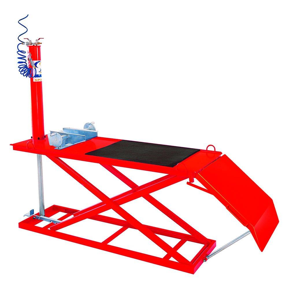 Elevador Pneumático para Motos 350Kg SP300 Vermelho - Silmar