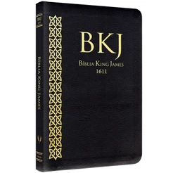 Bíblia Sagrada King James 1611 Fiel | Slim | Capa Luxo Preta