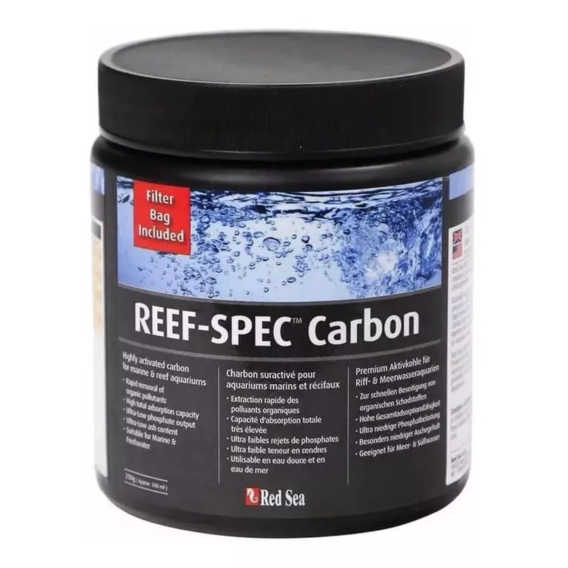 Carvão Ativado Red Sea Reef Spec 250g- P/aquario Marinho