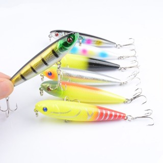 Isca Dura De Pesca Lápis De Pesca Lure 8cm/9g Topwater Hard Fishing Biat Água Flutuante Para Salgada E Doce