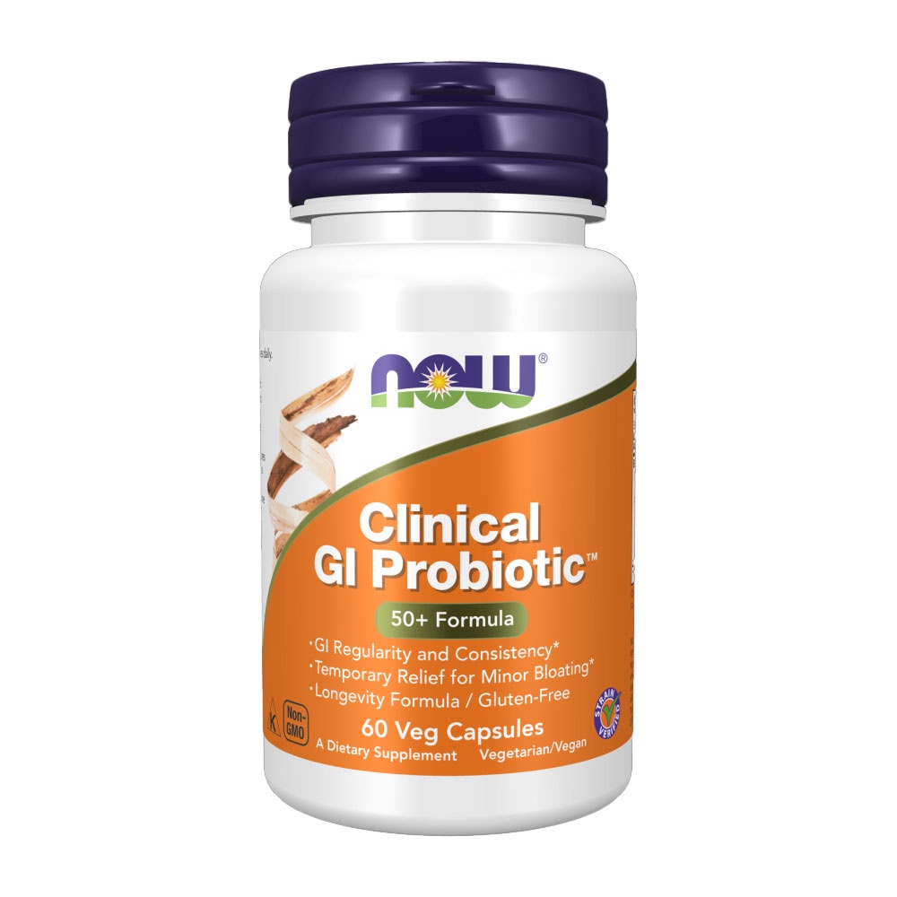 Clinical GI Probiótico 20 Bi Now Foods 60 Veg Caps Importado em Oferta na Shopee