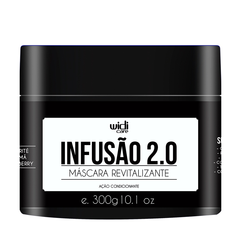 Infusão 2.0 Máscara Revitalizante Condicionante de ph 300g - Widi Care em Oferta na Shopee
