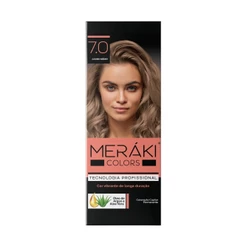 Kit Tintura Meráki Color Louro Médio 7.0 125gr