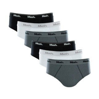 Kit 6 Cuecas Slip Mash 10.04 Algodão - CZ01