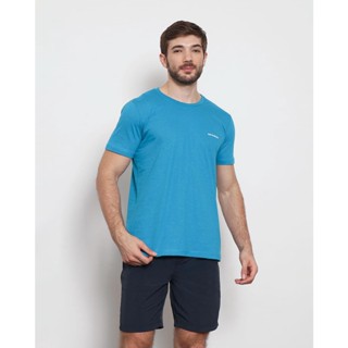 Camiseta Masculina Surf Manga Curta Com Estampa Azul