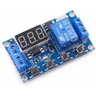 Modulo Rele Temporizador Digital 4 botões e Display 3 digitos