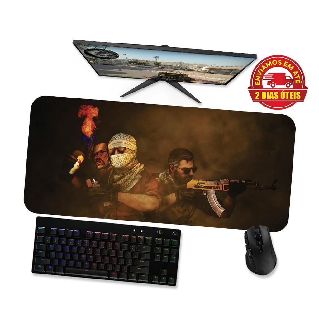 Mouse Pad Gamer Grande CSGO TR Terrorista 1 90x40 80x40 60x40 70x30 45x40