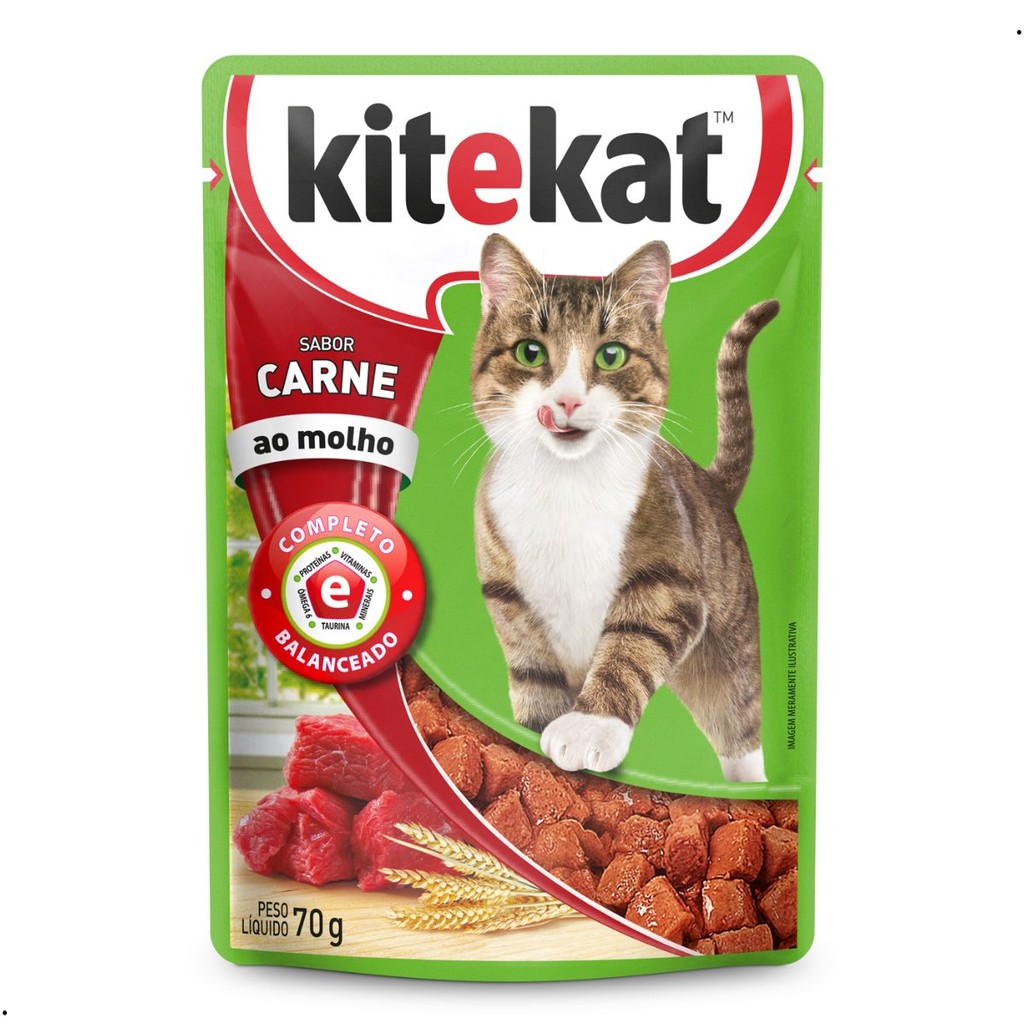 Alimento Umido Kitekat Carne Ao Molho - Comprar com Melhor Preço em Essenciais para Culinária