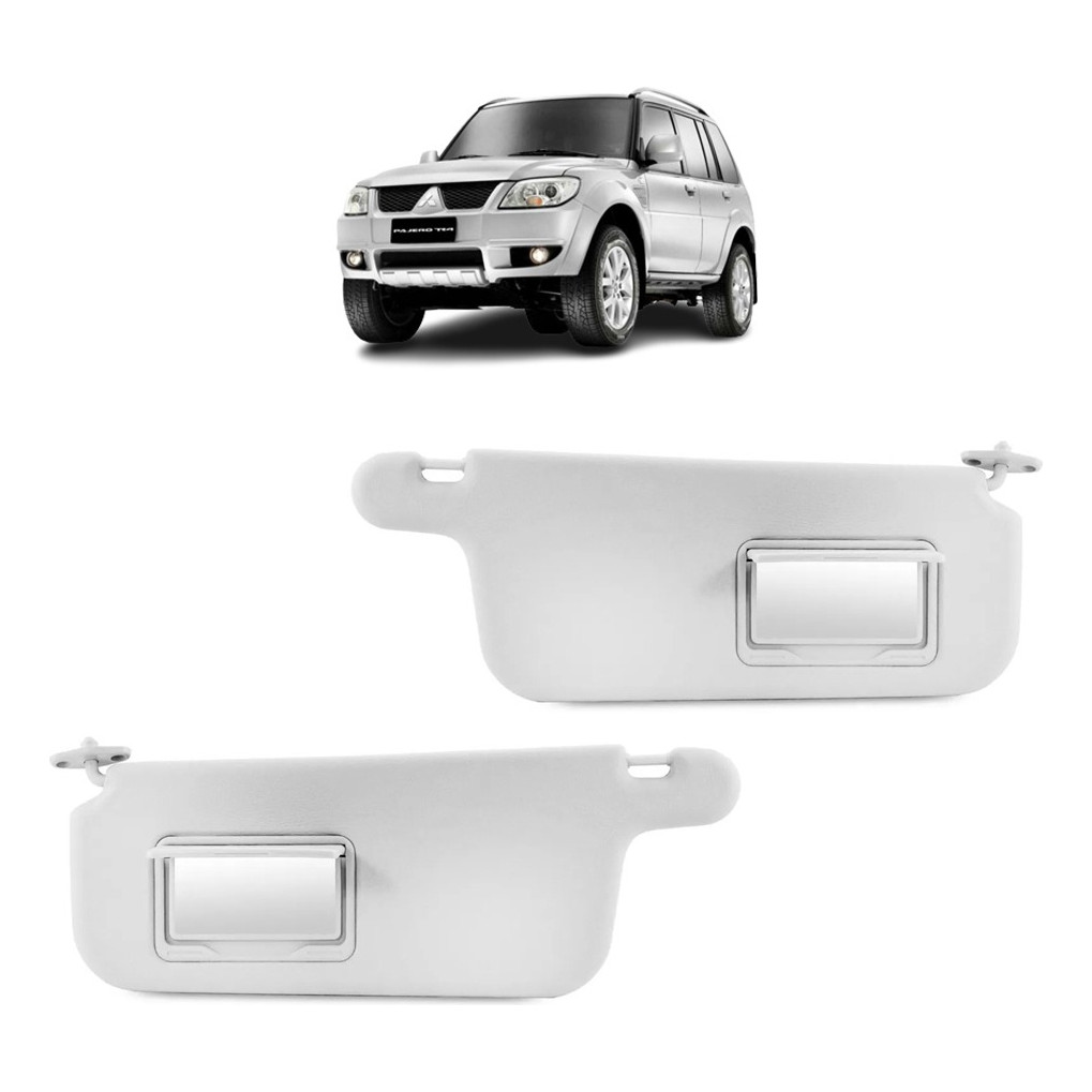 Par Quebra Sol Cinza C Espelho Pajero Tr4 2009 2010 2011