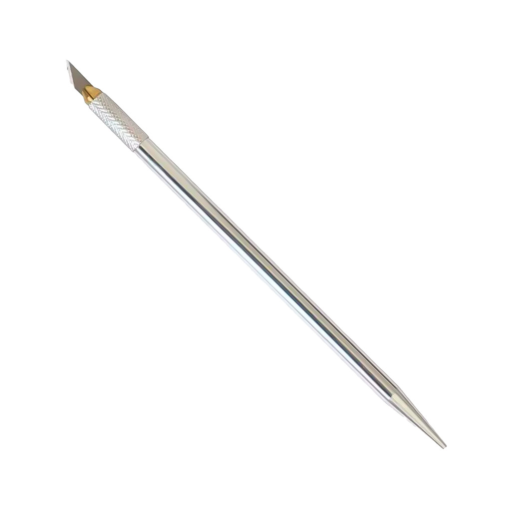 Kit Estilete de precisão bisturi pequeno profissional Keramik c/ Refil 3 lâmina 9801
