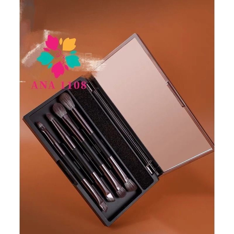 NOVA Conjunto De Pincéis De Sombra  Maquiagem Multifuncional Para ViagemPonta Dupla-ANA 1108 - Beauty