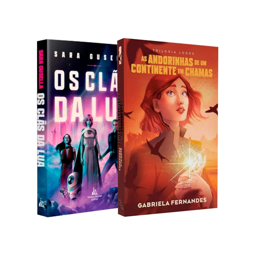 Os Clãs da Lua + As Andorinhas de Um Continente em Chamas em Oferta na Shopee