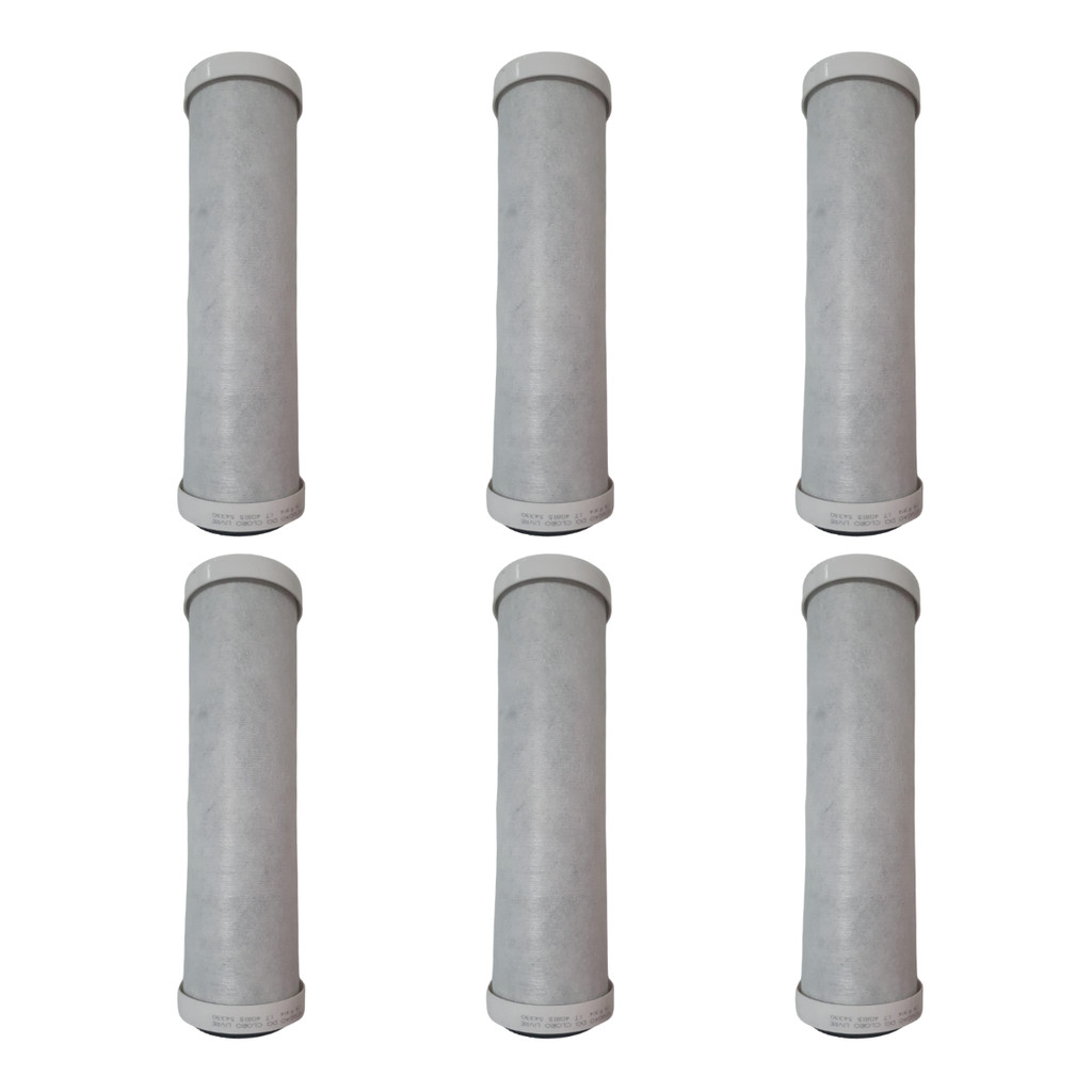 Kit 06 Un Refil Hidrofiltros Clor 9.3/4 Elemento Filtrante