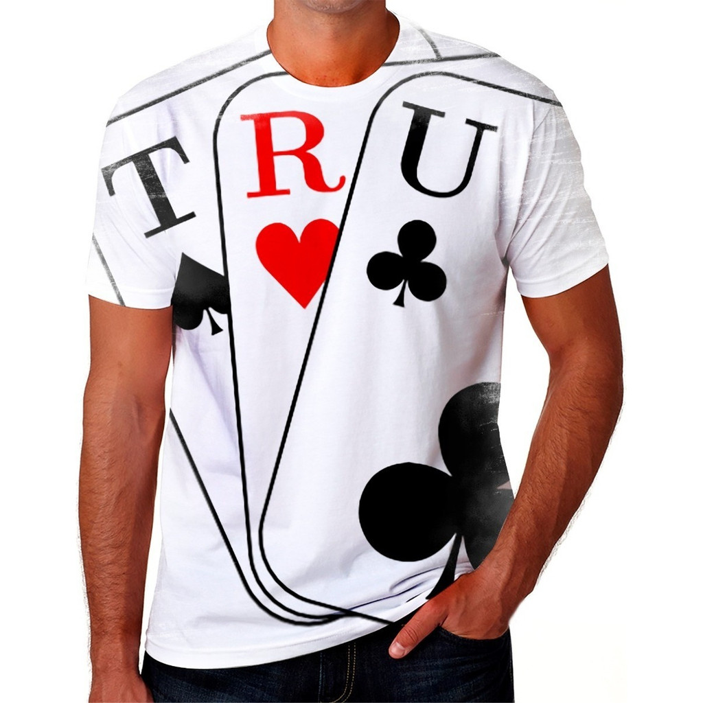 Camiseta Camisa Poker Uno Carta Baralho Jogo Joker Top
