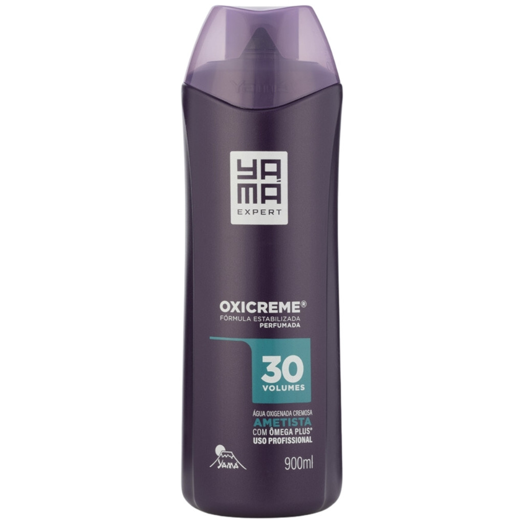 Água Oxigenada Cremosa Ametista Yama Profissional Oxicreme Estabilizada 30Vol 900ml