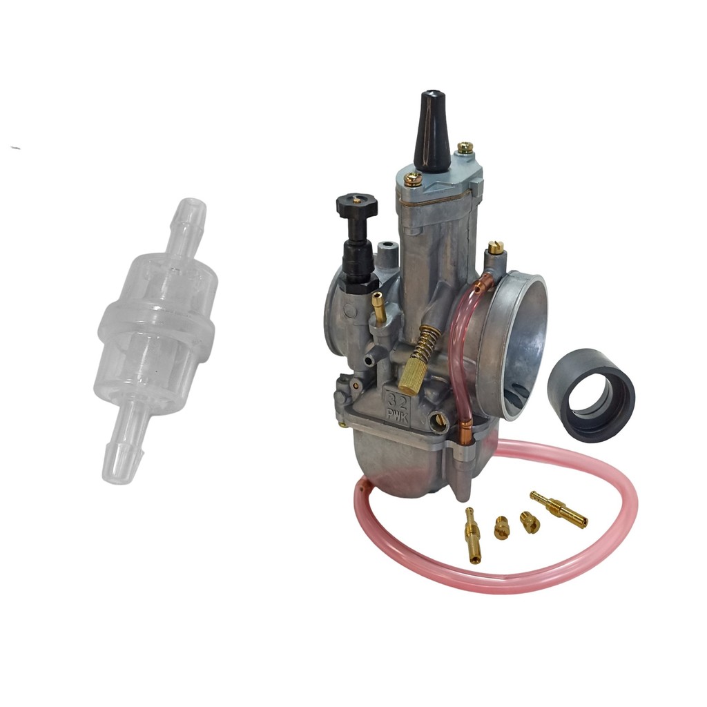 Carburador 32mm Universal Modelo Koso PWK Keihin com Powerjet Crf 230 Cbx 200 Cbx 250 Nx 200 Xr 200