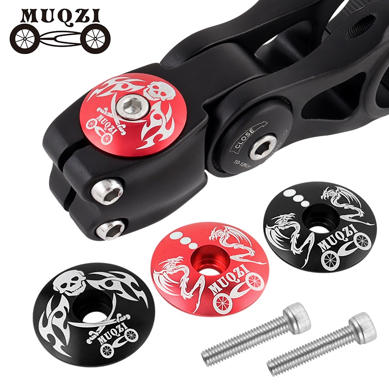 MUQZI Tampa Superior Da Haste Bicicleta Com Do Fone De Ouvido Parafusos MTB Road Gear Fixed