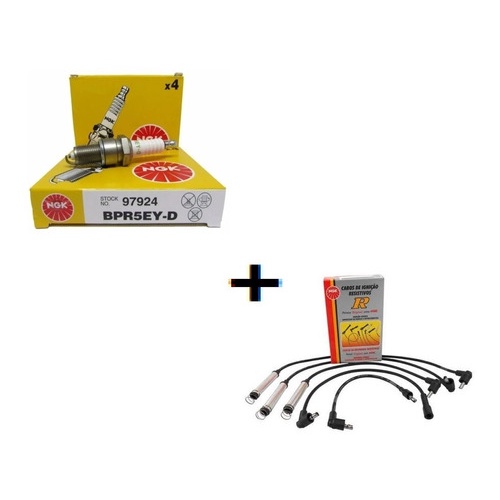Kit Cabo E Vela Monza 1.6 1.8 2.0 Alcool Mpfi Carb.