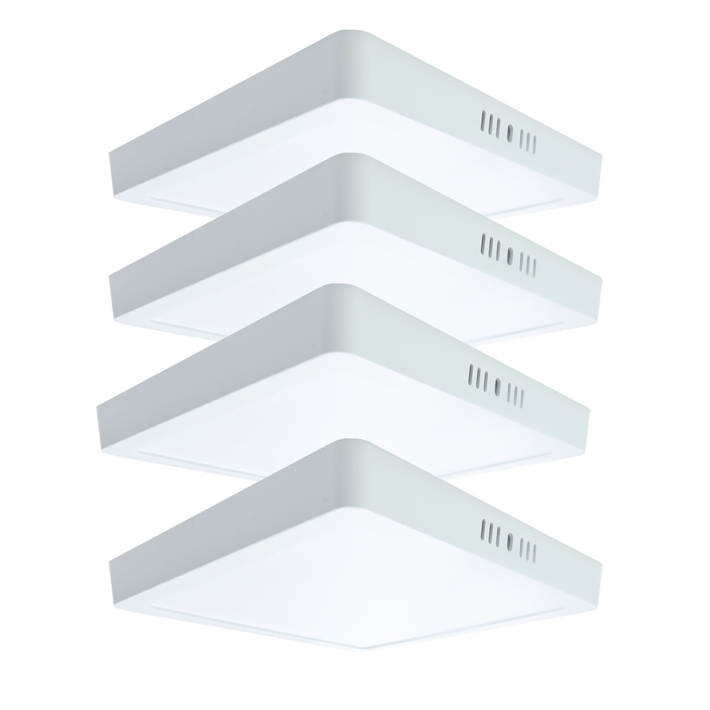 Kit 4 Painel Plafon Quadrado Sobrepor Led 25w Bivolt Branco Frio em Oferta na Shopee