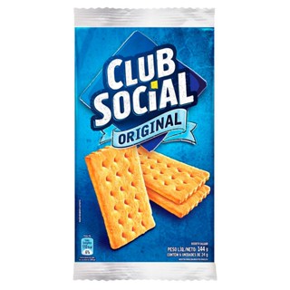 Biscoito Club Social Original com 6 Unidades de 24g cada