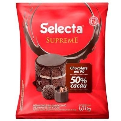 Chocolate em Pó 50% 1,01kg - Selecta - Mix