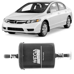 Filtro Combustivel Honda Civic 1.8 2007 A 2011 Wega