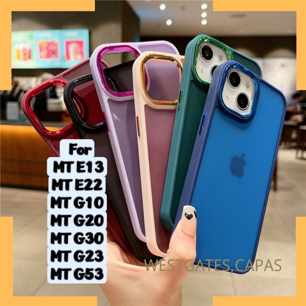 Capa Space Acrilico fosca Colorida Comaptivel Com Motorola Moto  E13  E22 G10 G2
