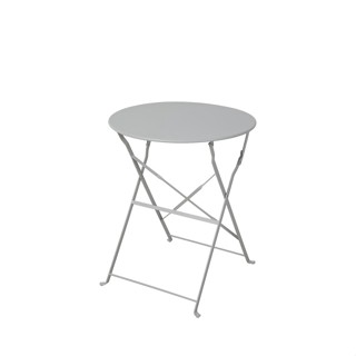 Mesa Dobravel Em Aco Cinza