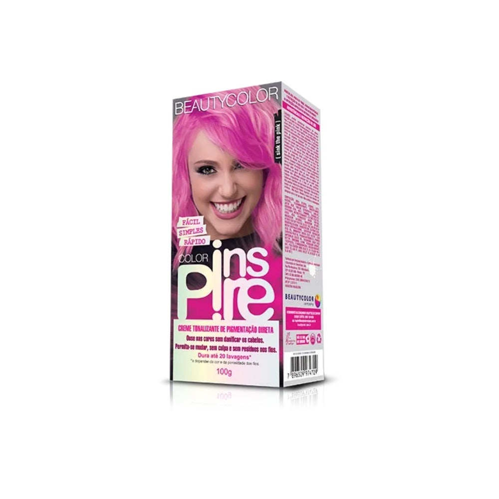 Tintura Tonalizante Beauty Color Inspire Sink The Pink em Oferta na Shopee