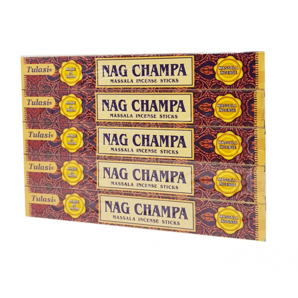 Incenso Tulasi Massala Nag Champa 25 caixas de 7 varetas em Oferta na Shopee