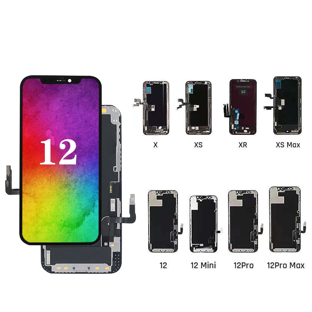 Tela Frontal Touch Display Para Iphone 12&12pro&12promax Lcd Touch Lcd Alto Brilho Com Tom Verdadeiro Incell LTPS VIVID Lcd