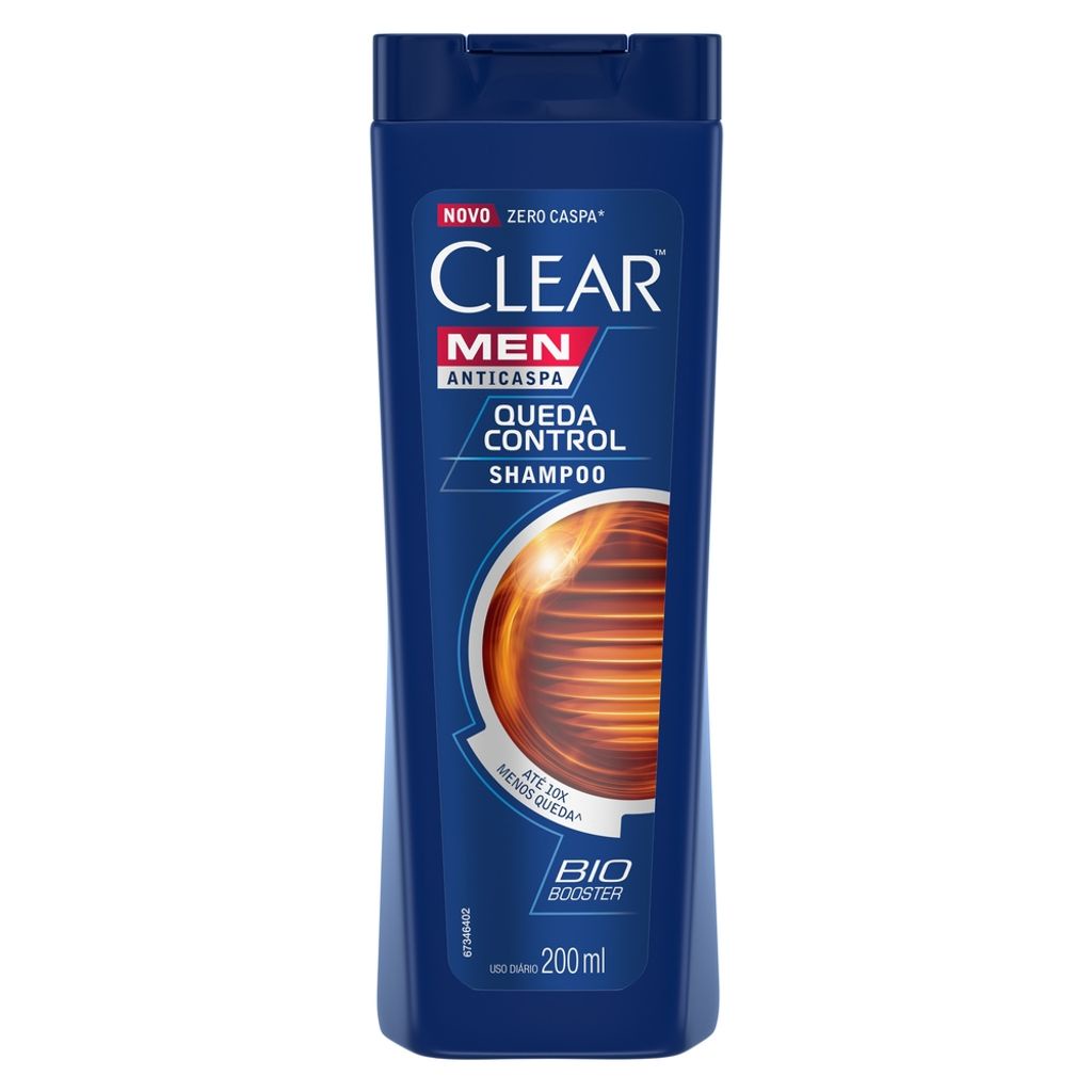 Shampoo Clear Men Queda Control 200ml em Oferta na Shopee