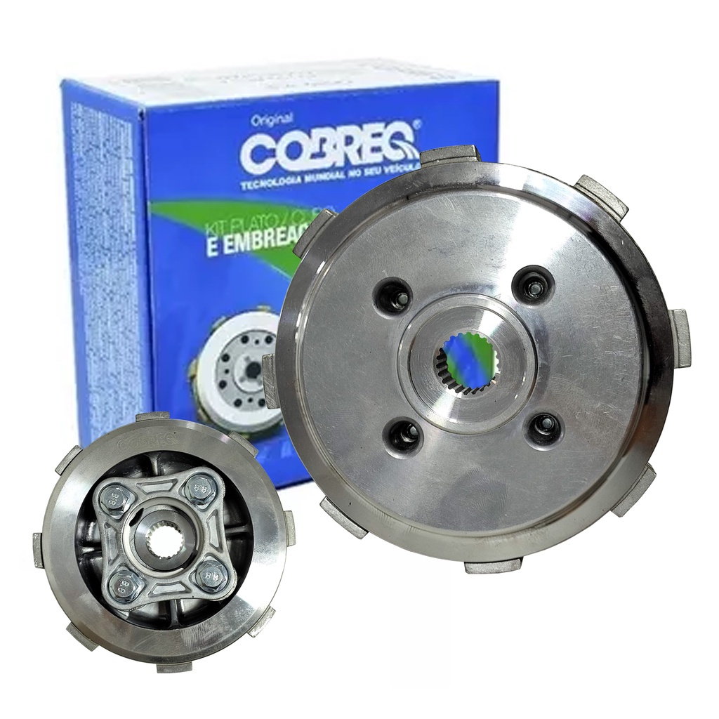 Kit Embreagem Titan Fan Start 125 150 2004 Até 2015 Cobreq