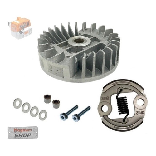 Kit Embreagem Completa Volante Roçadeira  Fs 160 Fs160