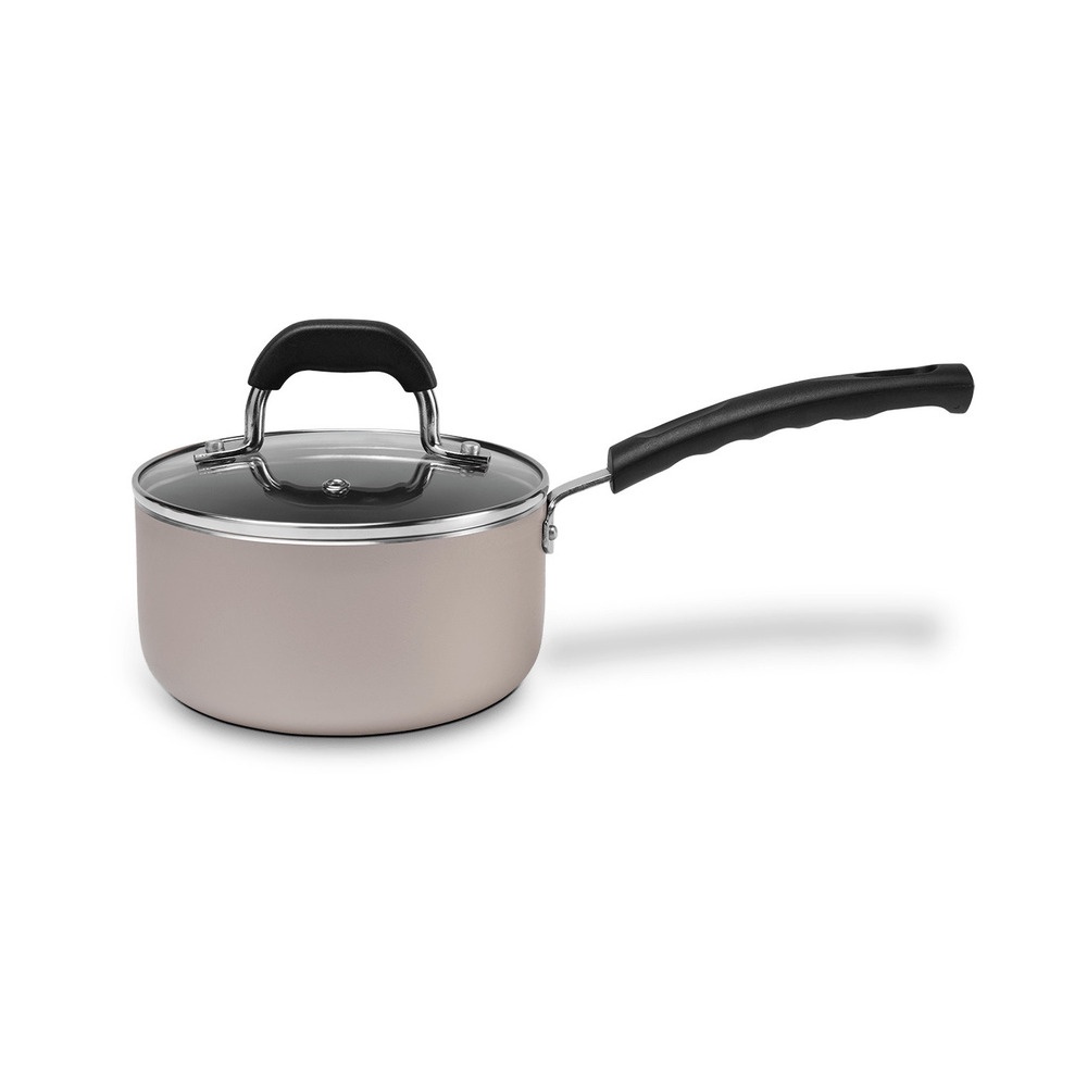 Panela Brinox Alumínio Antiaderente Saffron 18cm Champagne
