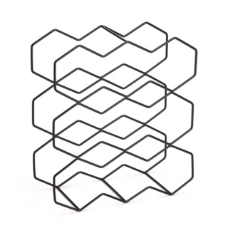 Adega Decorativa Preta Arthi Porta Vinhos 9 Garrafas Aramada Organizador de Bebidas em Oferta na Shopee