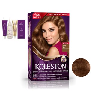 Coloração Tintura Cremosa Castanho Chocolate 67 Koleston