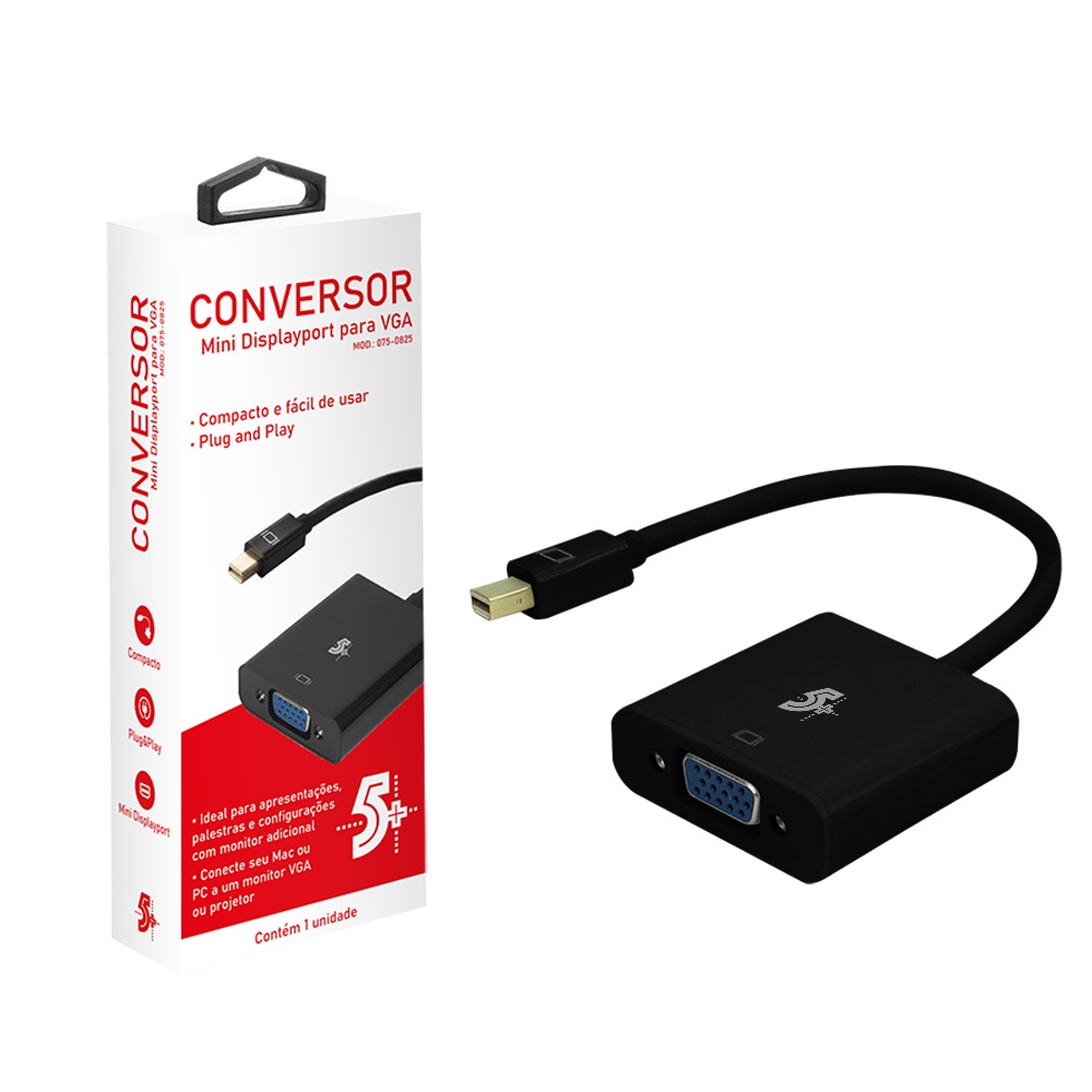 Cabo Adaptador Conversor De Mini Displayport Para Vga