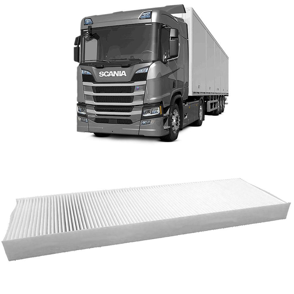 Filtro Cabine Ar Condicionado Com Carvão Scania Série G P R em Oferta na Shopee
