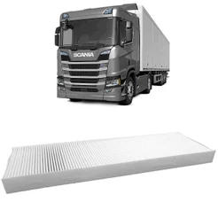 Filtro Cabine Ar Condicionado Com Carvão Scania Série G P R