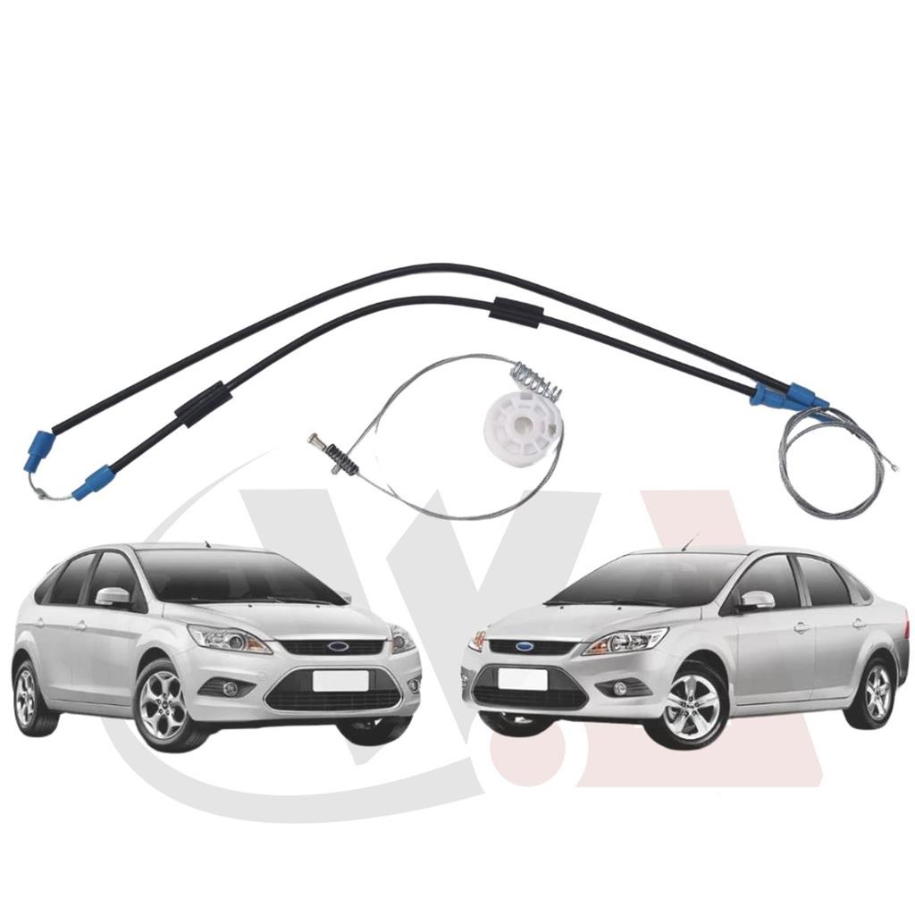 Reparo Vidro Eletrico Dianteiro Lado Esquerdo E Direito Veiculo Ford Focus Sedan E Hatch Ano 2000 A 2007