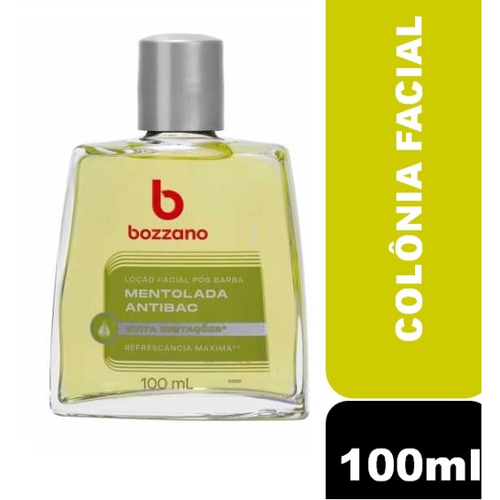 Loção Facial Pós-Barba Bozzano Mentolado Antibac 100ml