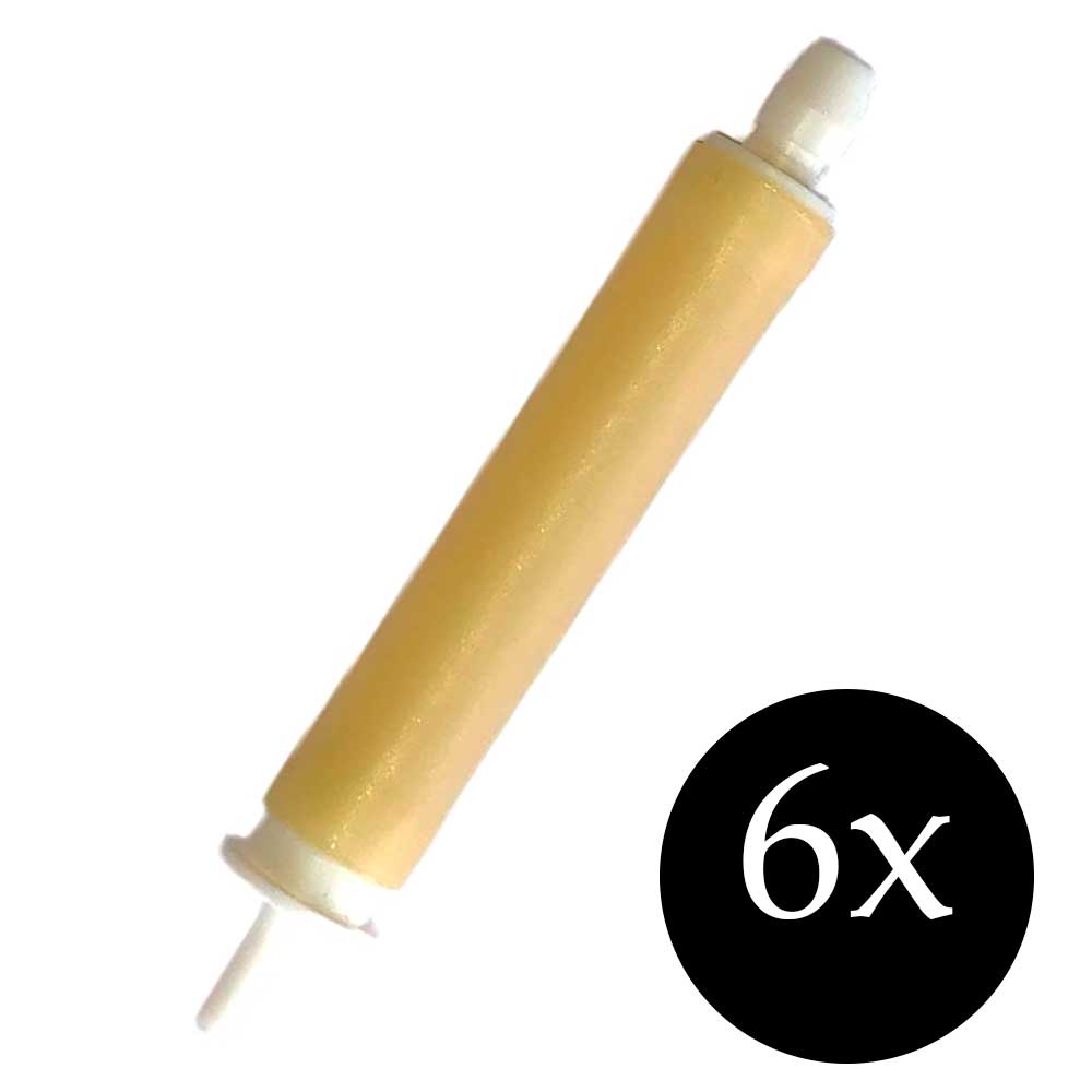 Kit com 6 Válvulas dosadoras reservatório dispenser saboneteira suporte sabonete líquido gel álcool Velox Invoq Premisse