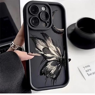 Capa Artística De Pintura A Óleo Butterfly Para Samsung Galaxy A54 A14 A34 S23 FE A13 A23 A33 A53 A32 A52 A52S S23 S24 Ultra S22 Plus S21 S20